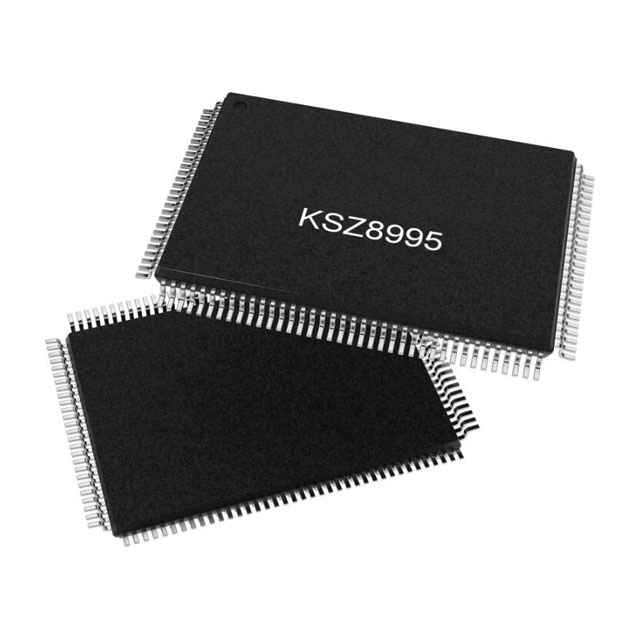 出售【Microchip】KSZ8995XA 集成式 5 端口 10/100 QoS 以太網(wǎng)交換機(jī)，支持光纖
