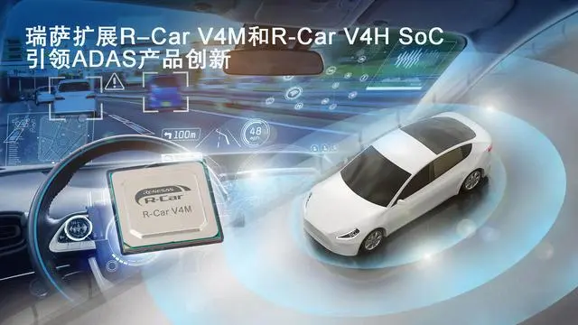 瑞薩推出高能效第四代R-Car車用SoC—R-Car V4M系列，引領(lǐng)ADAS產(chǎn)品創(chuàng)新