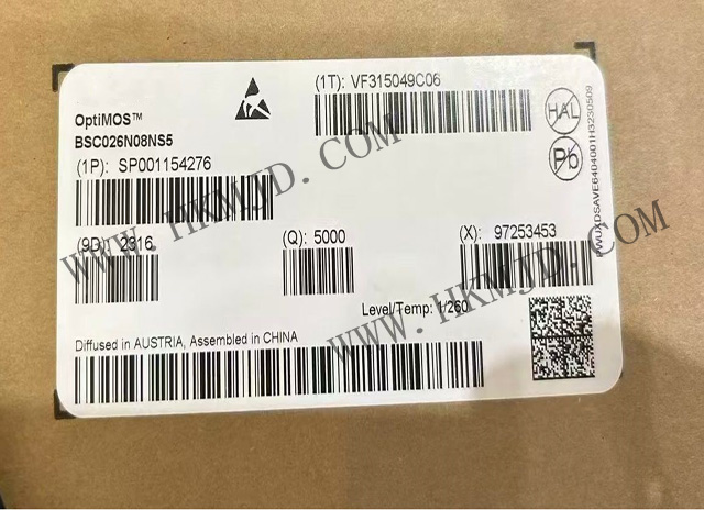 OptiMOS? 5 功率晶體管，80V BSC026N08NS5 N 溝道功率 MOSFET