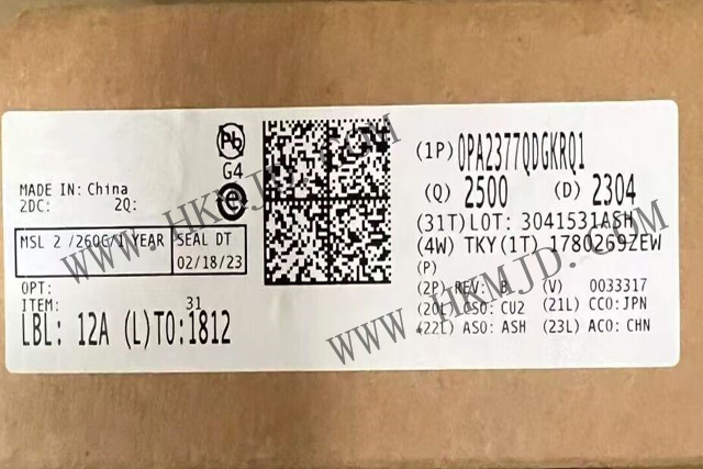 汽車放大器_OPA2377QDGKRQ1_軌到軌輸入/輸出、低噪聲、5MHz CMOS 運(yùn)算放大器