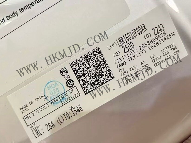LMR16010PDDAR(TI): SIMPLE SWITCHER? 60V、1A 降壓轉(zhuǎn)換器（IQ 為 40μA）