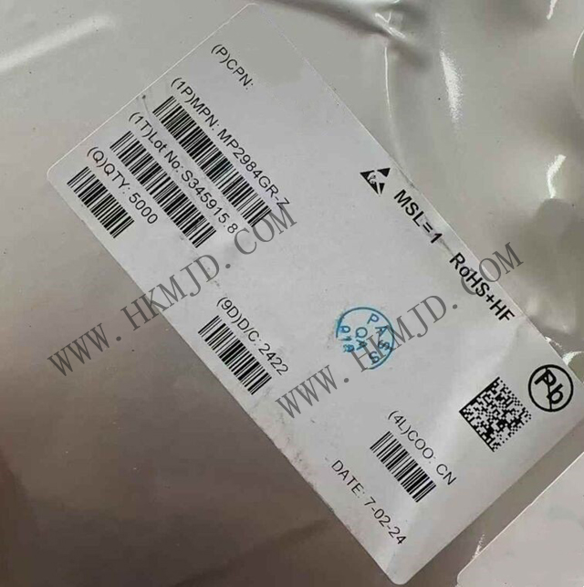 [供應] MP2984GR (MPS) 36V，四開關(guān)同步降壓-升壓型控制器
