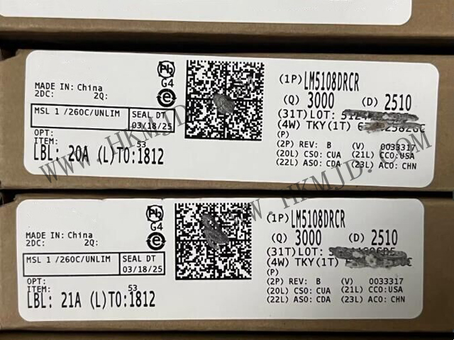 [供應(yīng) TI 電源管理IC] 供應(yīng)TI LM5108DRCR 2.6A，110V 半橋柵極驅(qū)動(dòng)器