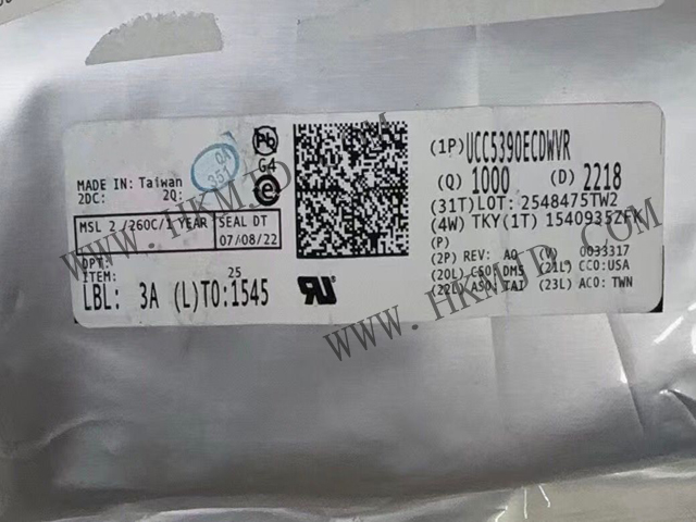供應(yīng)德州儀器 UCC5390ECDWVR 3kVrms/5kVrms、±10A 單通道隔離式柵極驅(qū)動(dòng)器